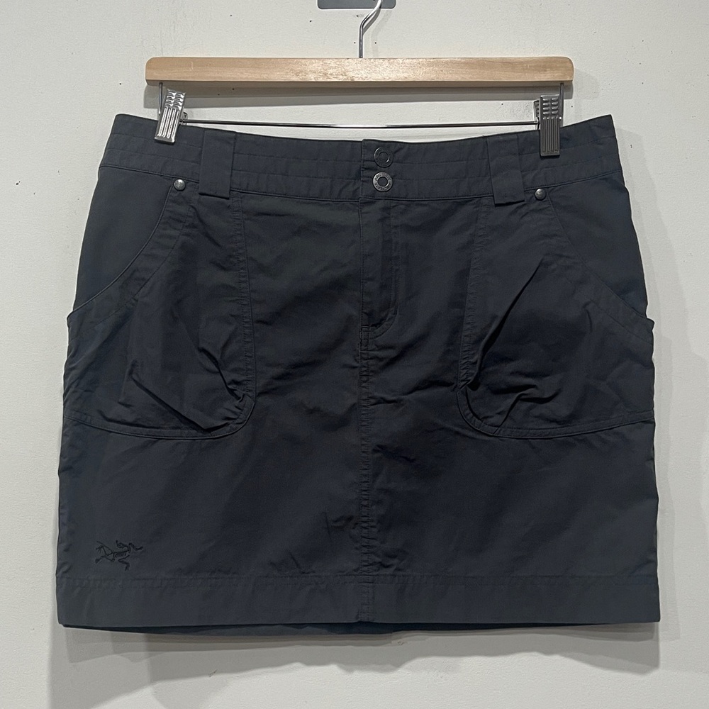 Arc’teryx Rana Mini Skirt in Grey Cotton blend size S